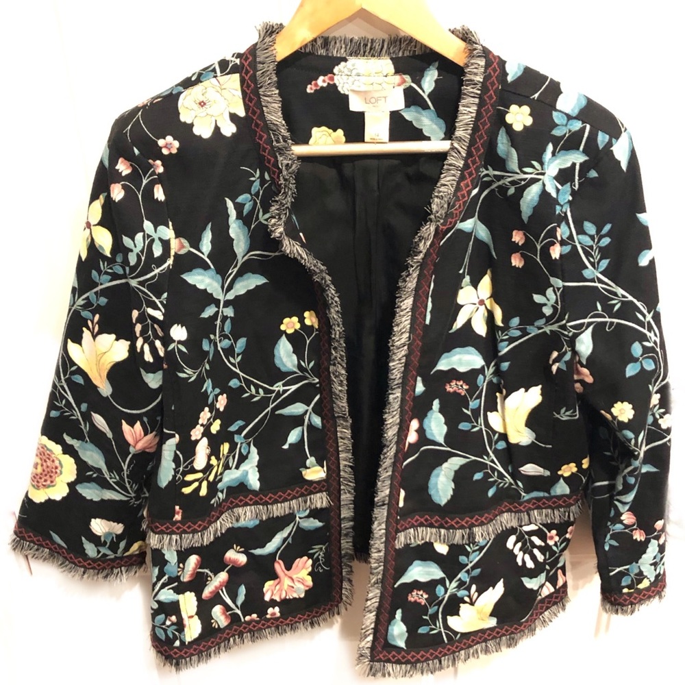 Floral Embroidered Jacket